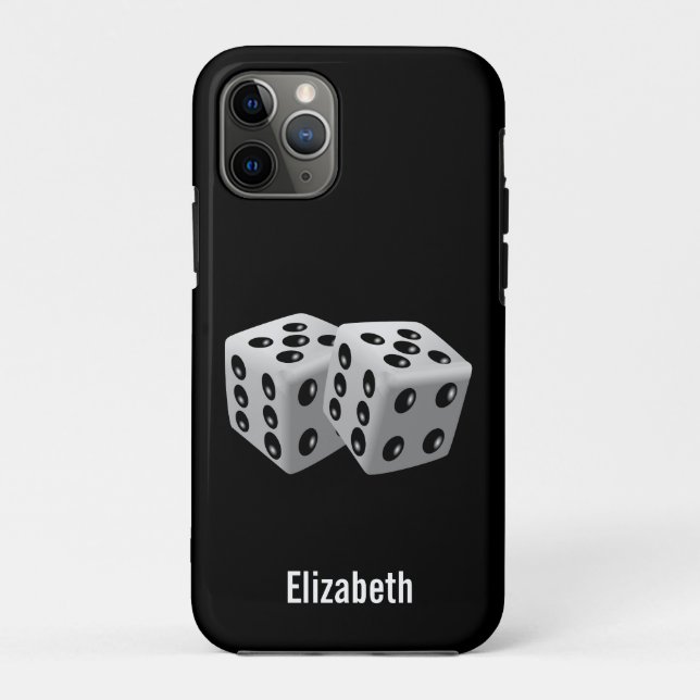 Personalisiertes Würfel Case-Mate iPhone Hülle (Rückseite)