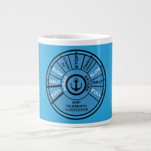 Personalisiertes Yachthafen-Zubehör Jumbo-Tasse