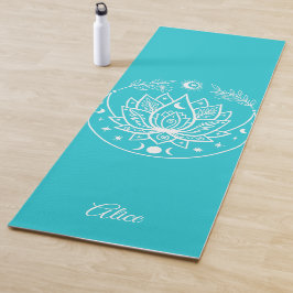 Personalisiertes Yoga Mat Meditation Geschenk Türk Yogamatte