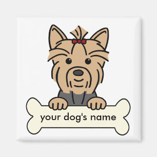 Personalisiertes Yorkie Magnet