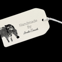 Personalisiertes Zebra Handmade von