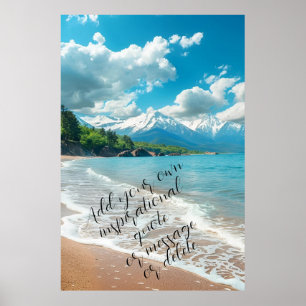 Personalisiertes Zitat Surfer Geschenk Urlaub Stra Poster