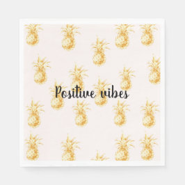 Personalisiertes Zitat von tropischen Ananas, Blus Serviette