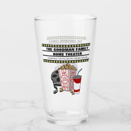 Personalisiertes Zuhause-Theater Glas