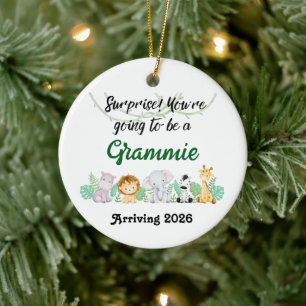 Personalisiertes Zum Großelternteil Befördert Dsch Keramik Ornament