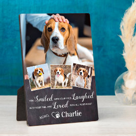 Personalisiertes  zur Erinnerung an Gedicht 4 Foto Fotoplatte