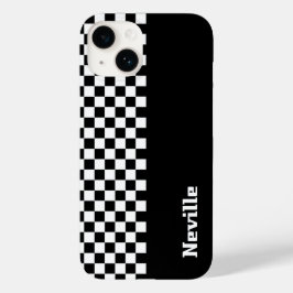 Personalisiertes Zwei-Töne-Schachbrett Case-Mate iPhone 14 Hülle