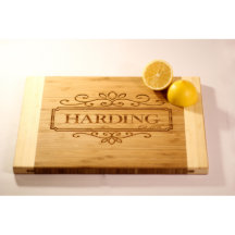 Personalisiertes Zwei-Tonen-Schneidboard - Harding