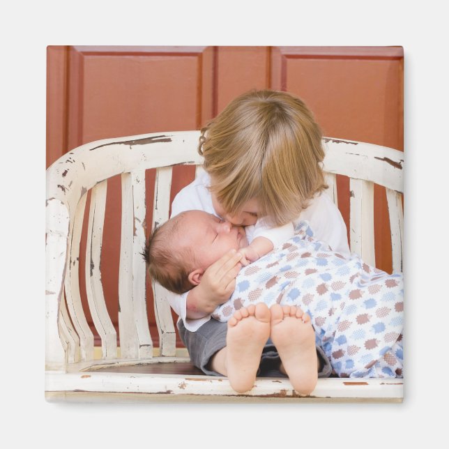 Personalisiertes zweiseitiges Foto Magnet (Vorne)