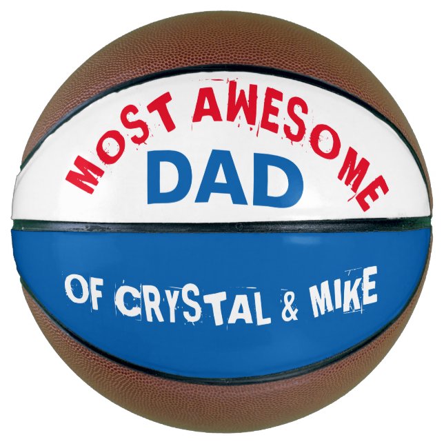 Personalisiertste Phantastische Vater Eltern Cool Basketball (Vorderseite)