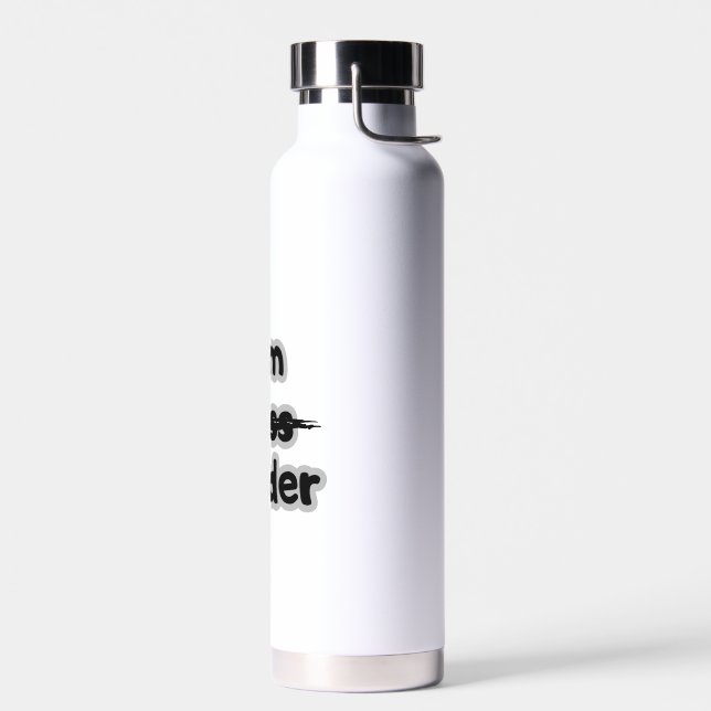 Personalisierung Anführer nicht Boos Trinkflasche (Links)