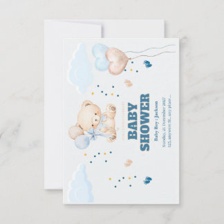 PERSONALISIERUNG FÜR BABY SHOWER TAG DANKESKARTE