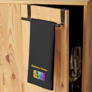 Personalisierung Mein eigenes Café Kaffeehaus Schw Geschirrtuch