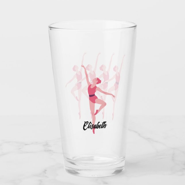 Personalisierung von Tanzballerina Glas (Vorderseite)