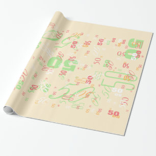 Personalizable Auswahl Ihr Jahr gerade geht wild! Geschenkpapier