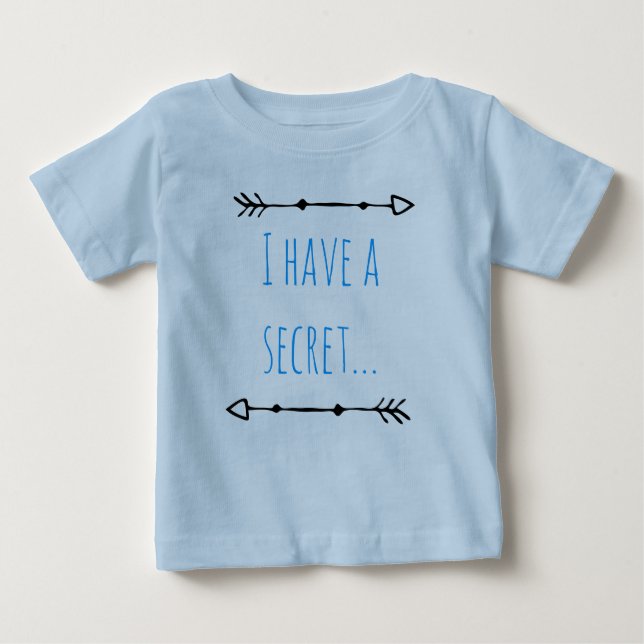 Personalizable big brother reveal baby t-shirt (Vorderseite)