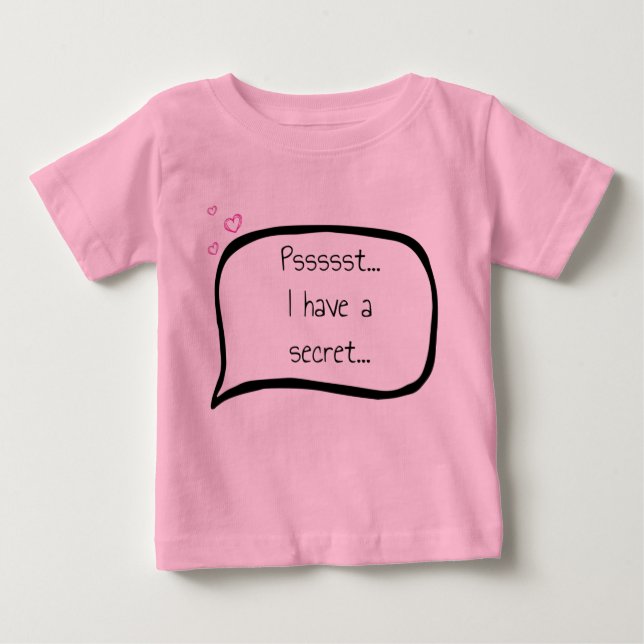 Personalizable  Big Sister announcement Baby T-shirt (Vorderseite)