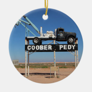 Personalizable Coober Pedy Outback Souvenir Keramik Ornament