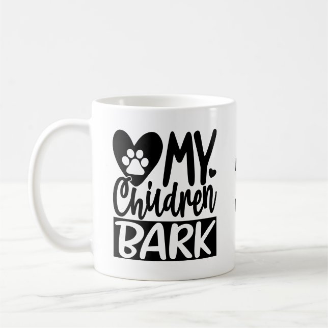 Personalizable Hund Parteitag Kaffee Tasse (Links)