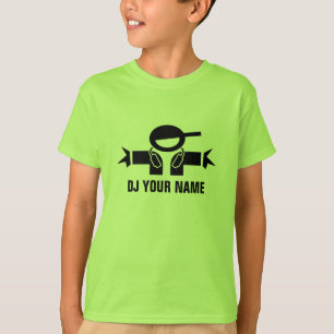 Personalizable Limones Grün DJ-T-Shirt für Kinde T-Shirt