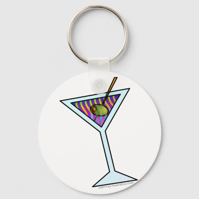 Personalizable MARTINI ART SCHLÜSSELANHÄNGER (Vorderseite)