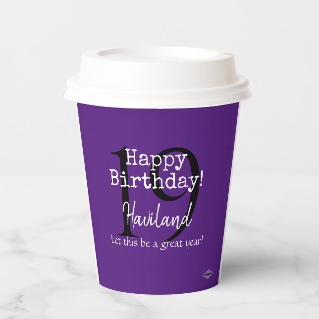 Personalizable Paper Cups HAMbyWG Pappbecher (Vorderseite)