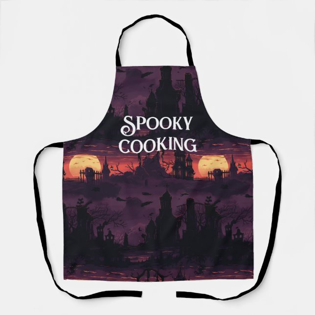  Personalizable para Cocina Espeluznante Halloween Schürze (Vorderseite)