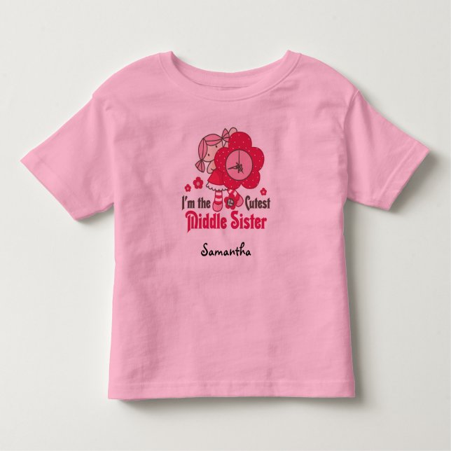 Personalizable Rag Doll Niedlicher mittelster Mini Kleinkind T-shirt (Vorderseite)