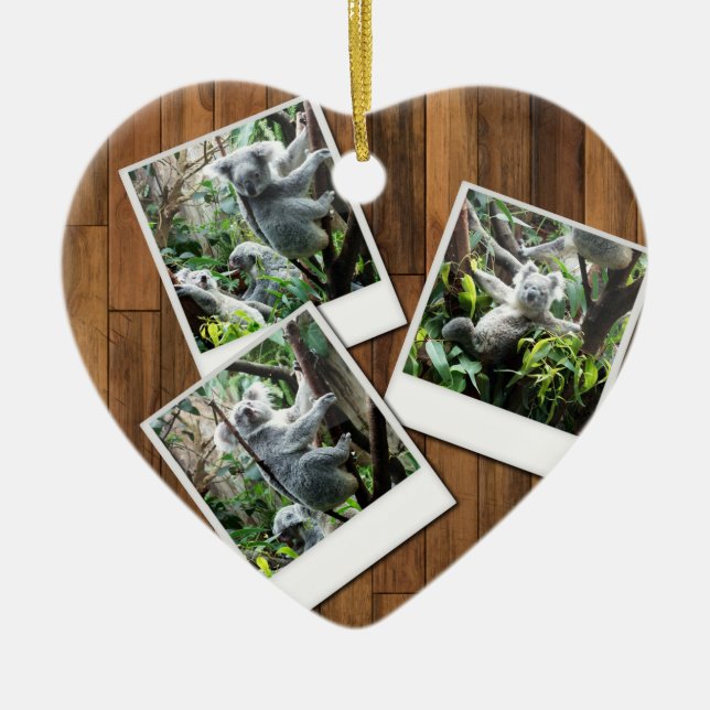 Personalizable sofortiger multi Foto-Rahmen Keramikornament (Vorne)