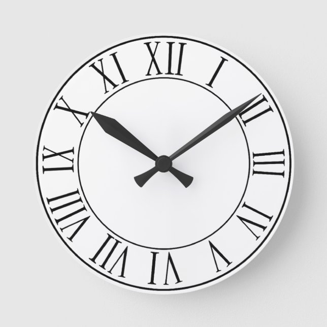 Personalizable Uhr mit Zahlen (Vorderseite)