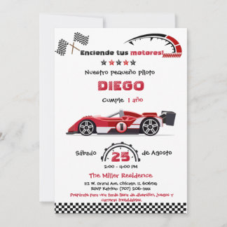 Personalizada De Cumpleaños Auto Einladung