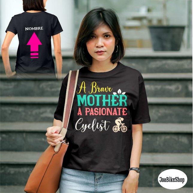 Personalizada para la MAMA Ciclista Apasionada T-Shirt (Von Creator hochgeladen)