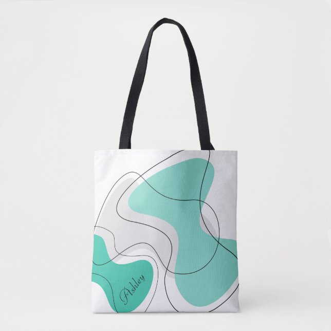 Personalizd Abstract Tote Bags (Vorderseite)