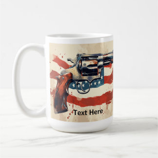 Personalize 2nd Amendment Coffee Mug USA Flag Kaffeetasse