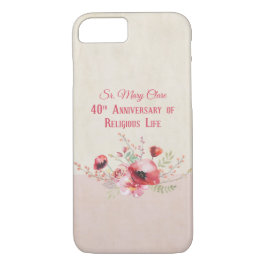 Personalize, 40th Anniversary Nun, Pink und Case-Mate iPhone Hülle
