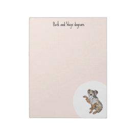 Personalize Australian Shepherd Notizblock