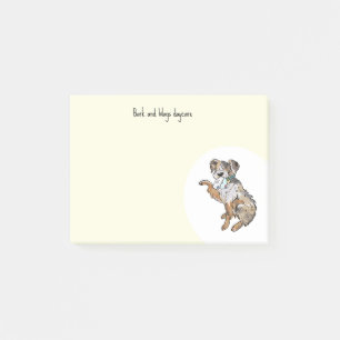 Personalize Australian Shepherd Post-it Klebezettel