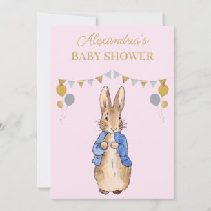 Personalize Baby Shower Peter der Kaninchen Einladung