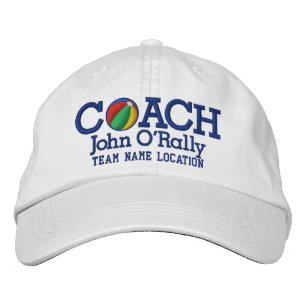 Personalize Beach Ball Coach Cap Ihr Name in Game! Bestickte Baseballkappe