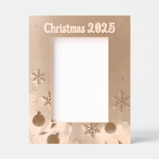 Personalize Christmas Laser Etched Picture Frame Geätzte Rahmen