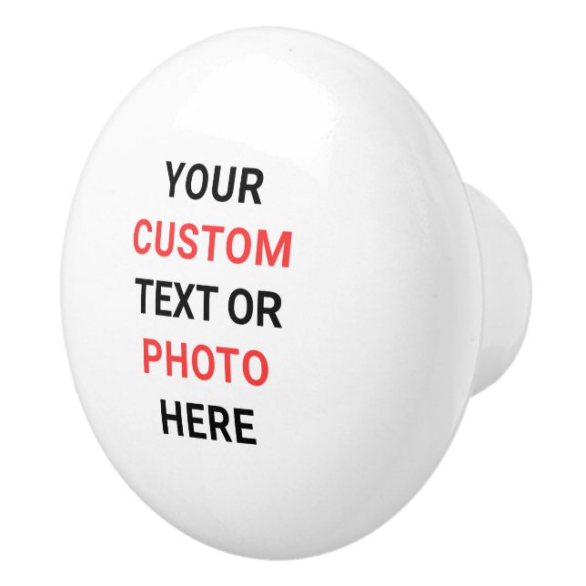 Personalize Custom Cabinet Drawer Pulls Knobs  Keramikknauf (Rechts)