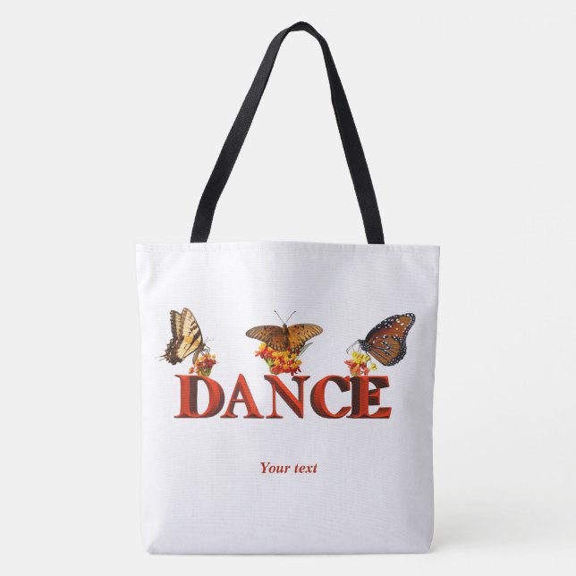 Personalize Dance sign with butterflies  (Vorderseite)