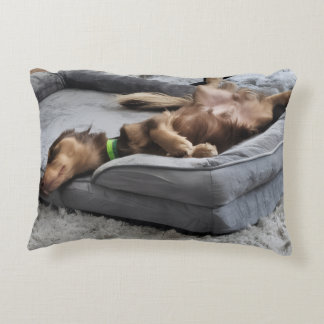 Personalize Dog Lover Pillow-Use Your Pet's Photo Dekokissen