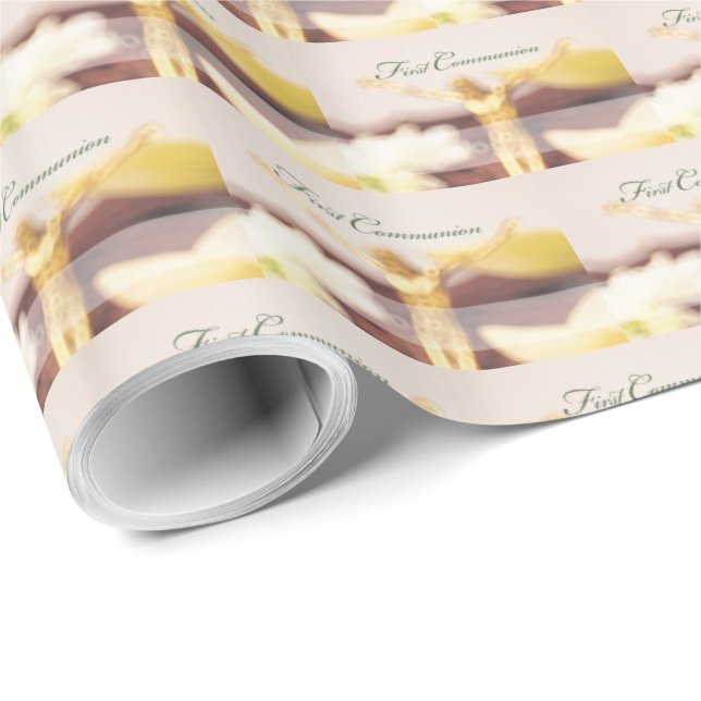 Personalize, First Communitygratulation Geschenkpapier (Rolleneckpunkt)