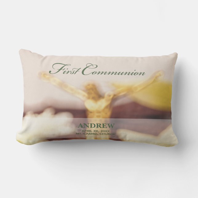 Personalize, First Communitygratulation Lendenkissen (Vorderseite)