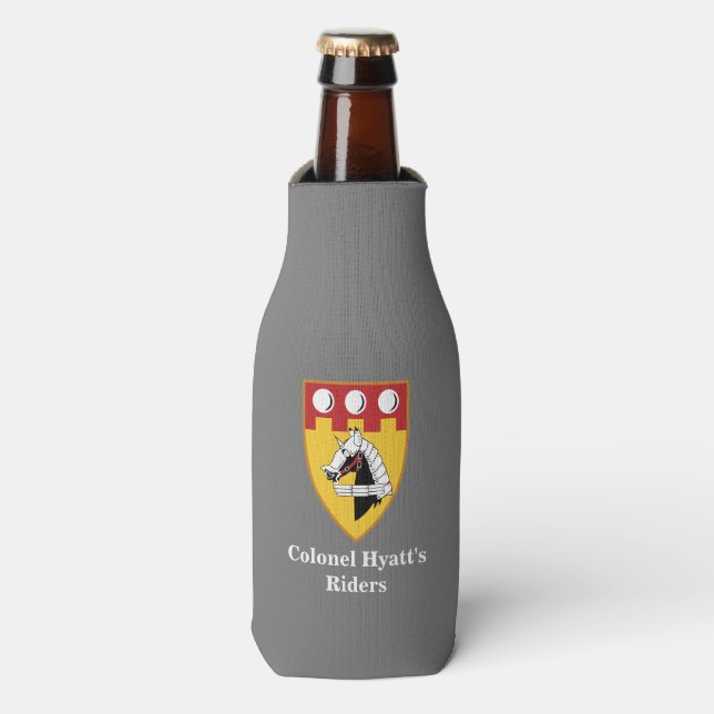 + PERSONALIZE - Flasche Cooler (mit Zipper) Flaschenkühler (Flaschenvorderseite)
