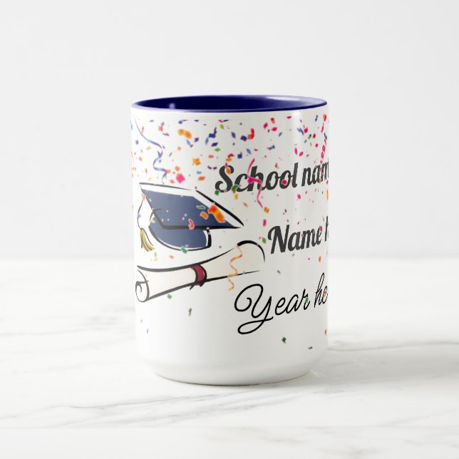Personalize Graduation Balloon Tasse (Zentrum)
