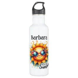 Personalize Hello Sunshine Edelstahlflasche