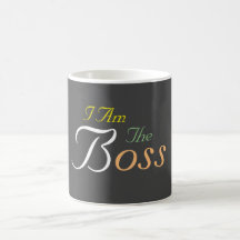 Personalize I is the Boss Light Gray