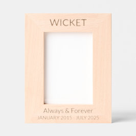 Personalize It! Pet Memorial Geätzte Rahmen